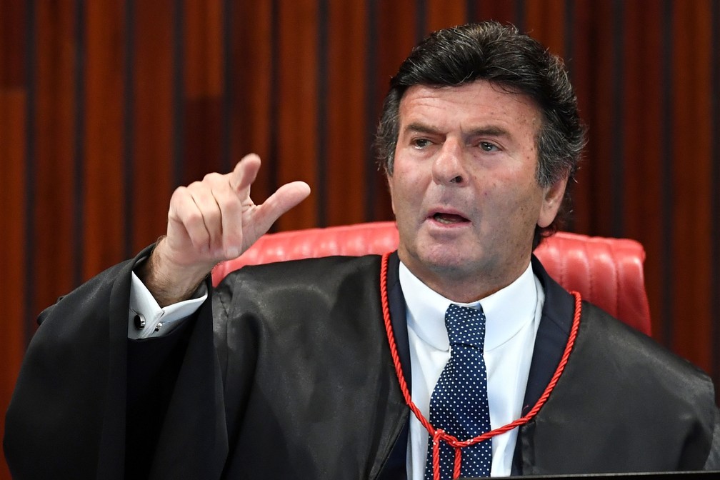 Luiz Fux votou pela cassação da chapa (Foto: Evaristo Sa /AFP)