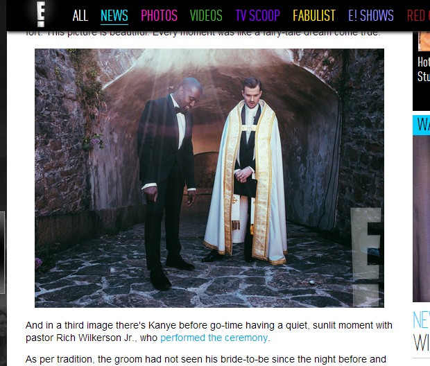 Casamento kim kardashian e Kanye West (Foto:  )