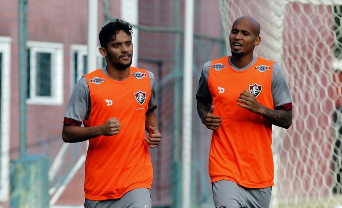 Gustavo Scarpa e Wellingron Silva, Fluminense (Foto: Nelson Perez/Fluminense FC) Gustavo Scarpa e Wellingron Silva, Fluminense (Foto: Nelson Perez/Fluminense FC)