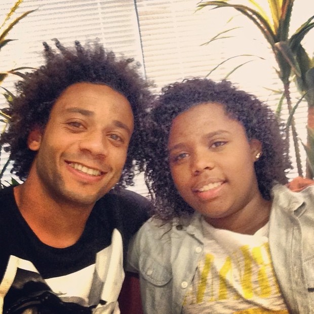 Marcelo Vieira com a irmã (Foto: Instagram / Reprodução)