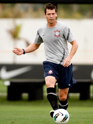 Anderson Polga Corinthians treino (Foto: Daniel Augusto Jr./ Agência Corinthians)