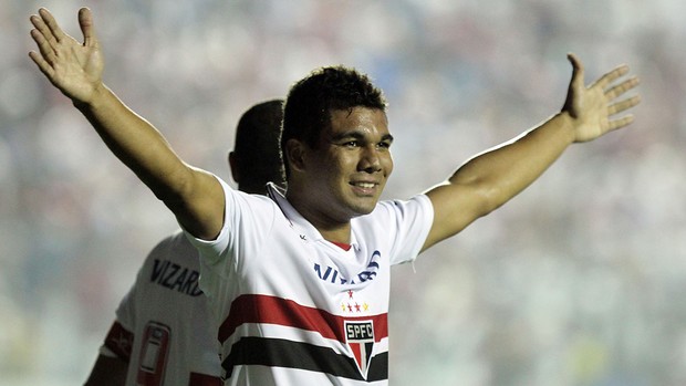 Casemiro gol São Paulo (Foto: Wander Roberto / Vipcomm)