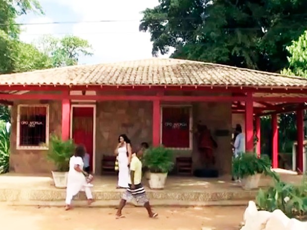 Terreiro Ilê Axé Opô Afonjá fica no bairro do Cabula (Foto: Reprodução/TV Bahia) Terreiro Ilê Axé Opô Afonjá fica no bairro do Cabula (Foto: Reprodução/TV Bahia)