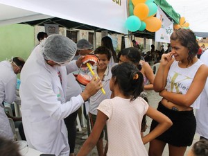 Programa Saúde nos Bairros, em Belo Jardim (Foto: Marcelo Galvão/ Ascom de Belo Jardim)