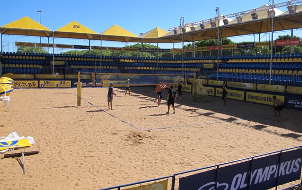 Arena etapa Porto Alegre circuito vôlei de praia (Foto: José Geraldo Azevedo)