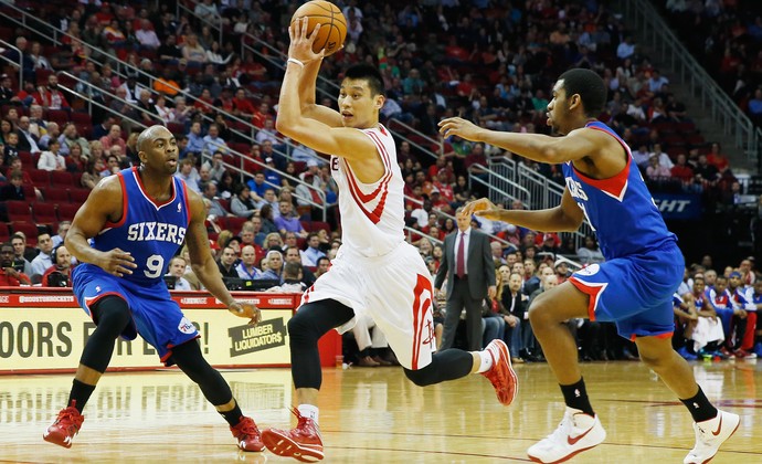 Philadelphia 76ers x Houston (Foto: Scott Halleran/AFP) Philadelphia 76ers x Houston (Foto: Scott Halleran/AFP)