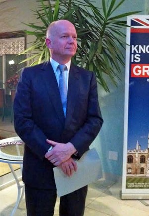  William Hague, ministro das Relações Exteriores do Reino Unido (Foto: Ana Carolina Moreno/G1)