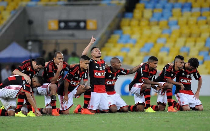 Jogadores do Flamengo x Coritiba (Foto: André Durão / Globoesporte.com)