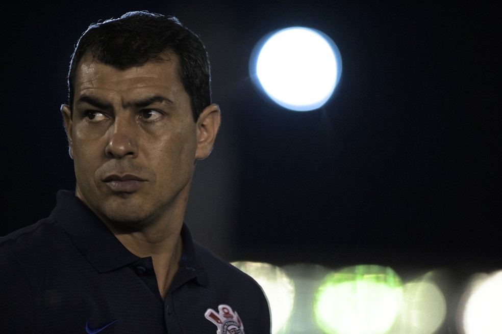 Fábio Carille é só elogios ao elenco do Corinthians (Foto: Jorge Rodrigues/Eleven/Estadão Conteúdo)