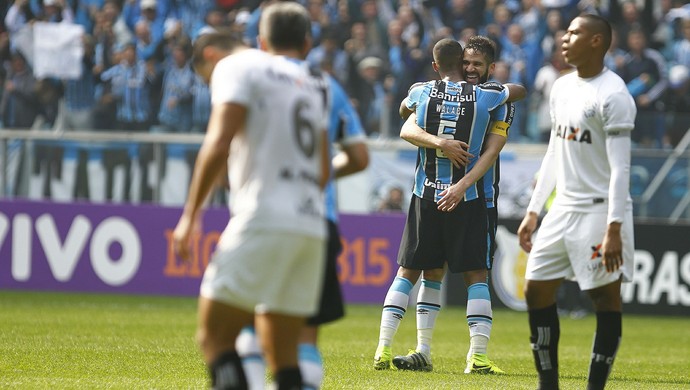 Marcelo Oliveira Walace Grêmio x Figueirense (Foto: Lucas Uebel/Divulgação Grêmio)