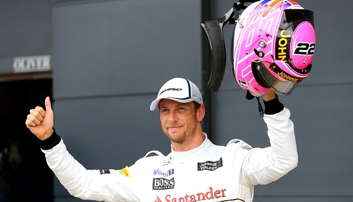 Jenson Button treino GP da Inglaterra (Foto: Getty Images)