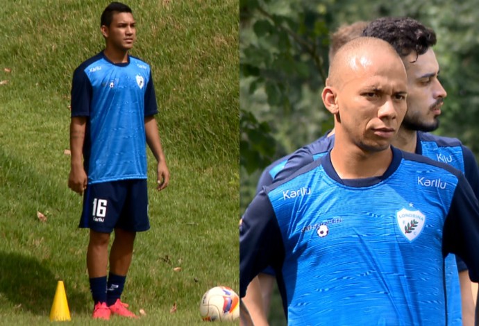 Alex Ruan e Paulinho: disputa pela lateral esquerda do Londrina (Foto: Montagem: GloboEsporte.com/ Fotos: Reprodução/RPC) Alex Ruan e Paulinho: disputa pela lateral esquerda do Londrina (Foto: Montagem: GloboEsporte.com/ Fotos: Reprodução/RPC)