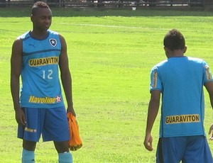Sassá treino Botafogo (Foto: Thales Soares / globoesporte.com)