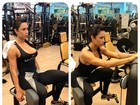 Gracyanne Barbosa mostra série de exercícios de musculação