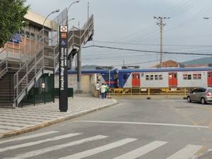 Estação da CPTM de Mogi das Cruzes (Foto: Gabriela Stuart/ G1 Mogi das Cruzes e Suzano)