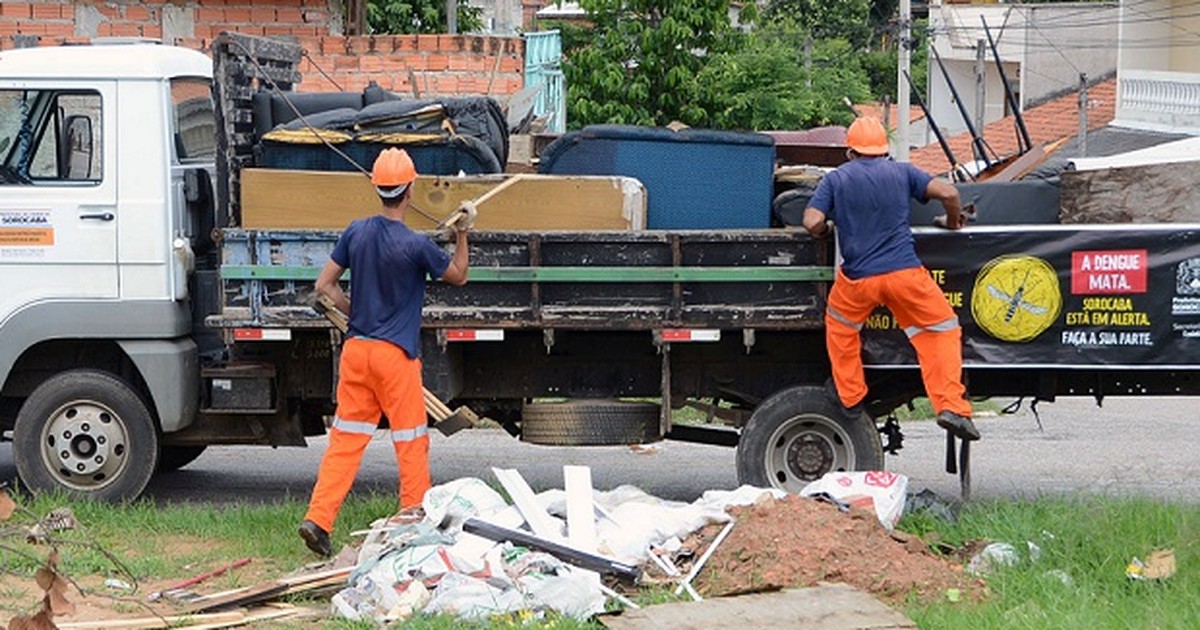 G1 Operação cata treco recolhe mais de 300 toneladas em Sorocaba