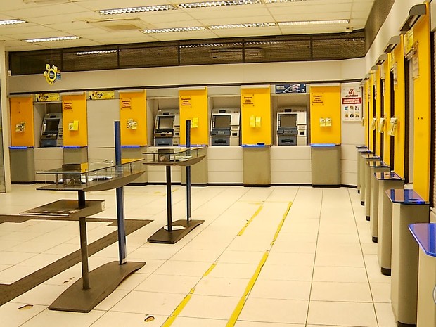 Agência do Banco do Brasil fica na Av. Capitão Mor-Gouveia, no bairro de Lagoa Nova. (Foto: Reprodução/Inter TV Cabugi)