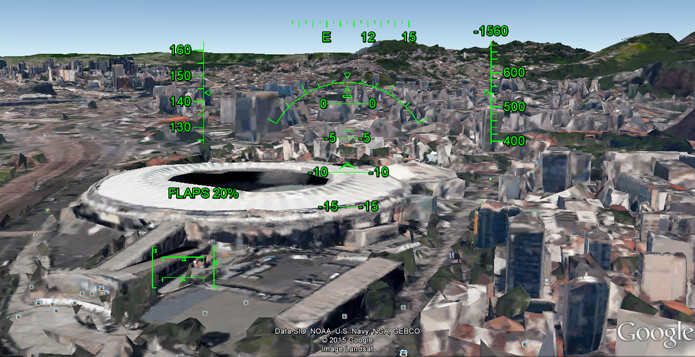 Rio de Janeiro é uma das cidades brasileiras que podem ser vistas em 3D no simulador (Foto: Reprodução/Google)