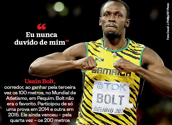 Usain Bolt: "Eu nunca duvido de mim" (Foto: David J. Phillip/AP Photo)