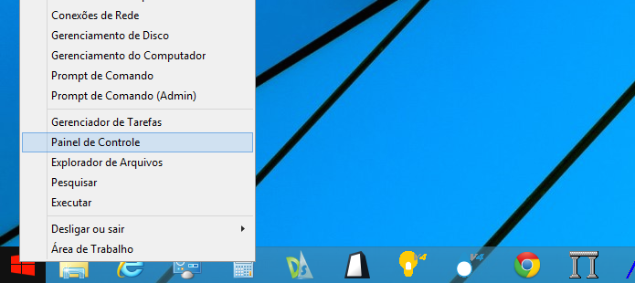 Acesse o Painel de Controle do Windows (Foto: Reprodução/Helito Bijora)