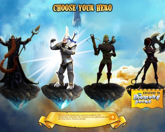 Em The Mighty Quest For Epic Loot você poderá escolher entre 4 personagens diferentes (Foto: Reprodução/Daniel Ribeiro)