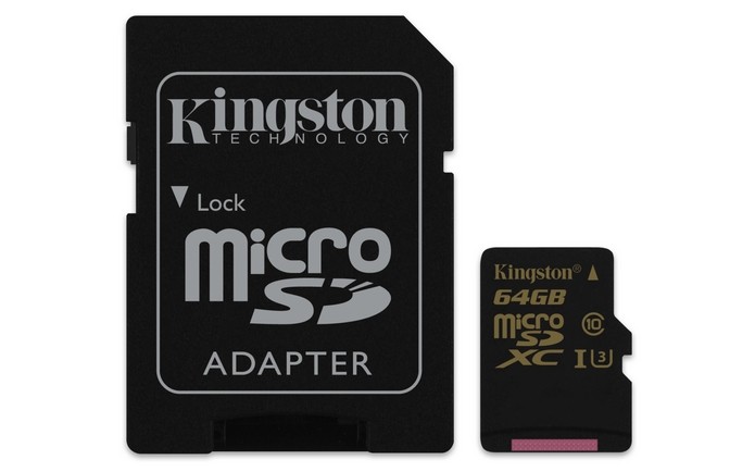 Cartões microSD da linha gold vêm com adaptador SD (Foto: Divulgação/Kingston)