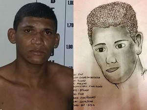 Alexsandro Faustino, de 22 anos, foi reconhecido pelas vítimas (Foto: Divulgação/Polícia Civil do RN)