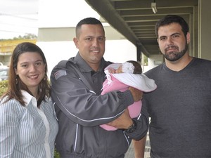 PM auxilia resgate de bebê engasgado pelo 190 e mãe se emociona; ouça (Foto: Divulgação/ Polícia Militar)