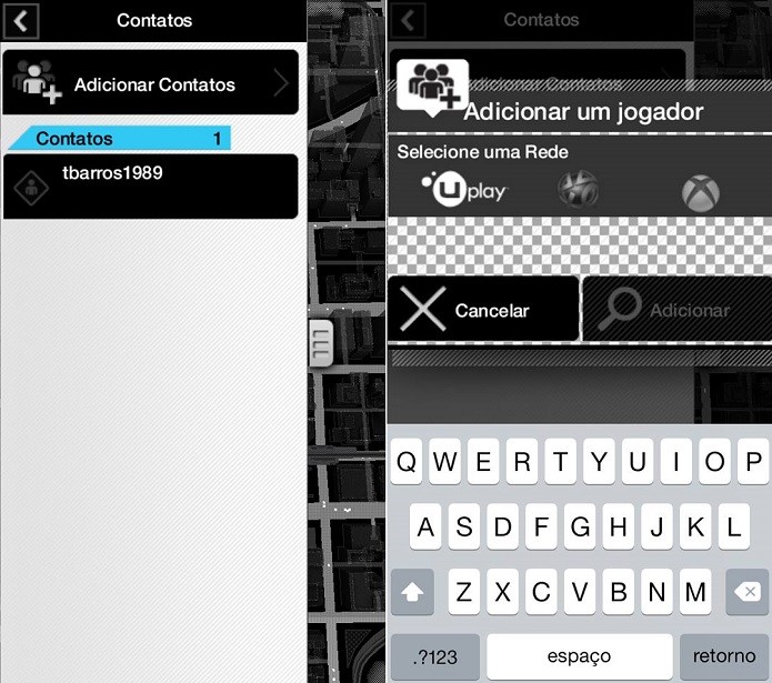 Adicione os amigos (Foto: Thiago Barros/Reprodução)