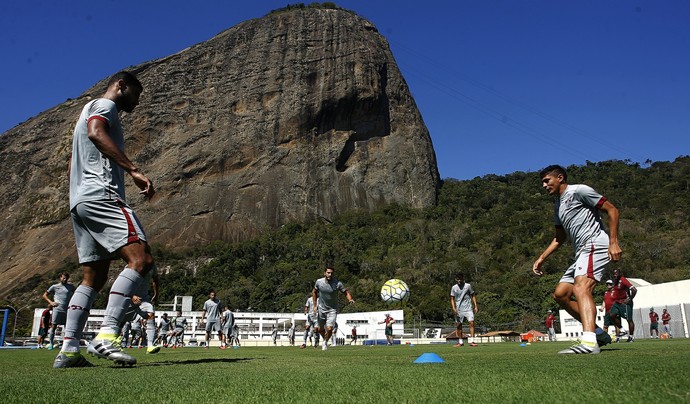 Fluminense faz treino na Urca (Foto: NELSON PEREZ/FLUMINENSE F.C.)