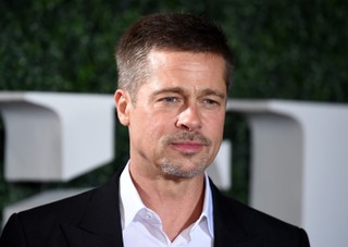 Brad Pitt em première de filme em Los Angeles, nos Estados Unidos (Foto: Frazer Harrison/ Getty Images/ AFP)