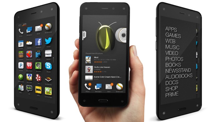 Fire Phone é o primeiro telefone da Amazon com tela com perspectiva 3D (Foto: Divulgação/Amazon)