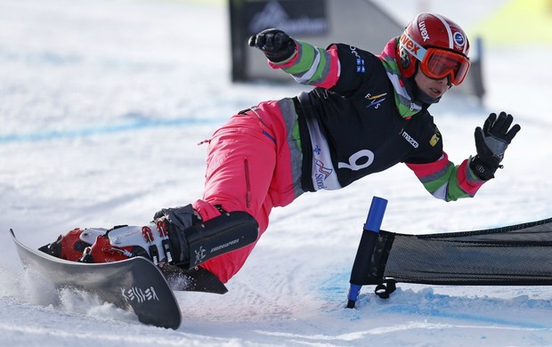 Ekaterina Tudegesheva Mundial de snowboard slalom (Foto: Reuters)