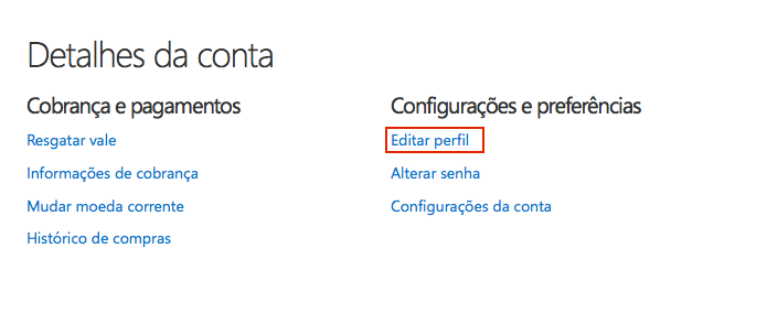 Clicando em Editar Perfil (Foto: Reprodução/Edivaldo Brito)