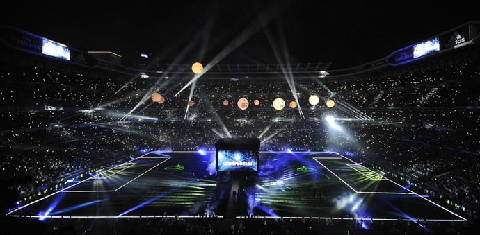Santiago Bernabéu festa Liga dos Campeões (Foto: AFP)