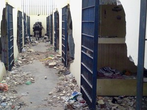Celas do complexo foram destruídas por presos em maio (Foto: Divulgação/Seap)