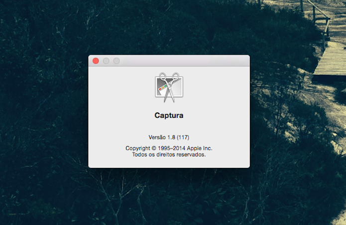 Ferramenta de Captura do Mac OS X (Foto: Reprodução/Marvin Costa)
