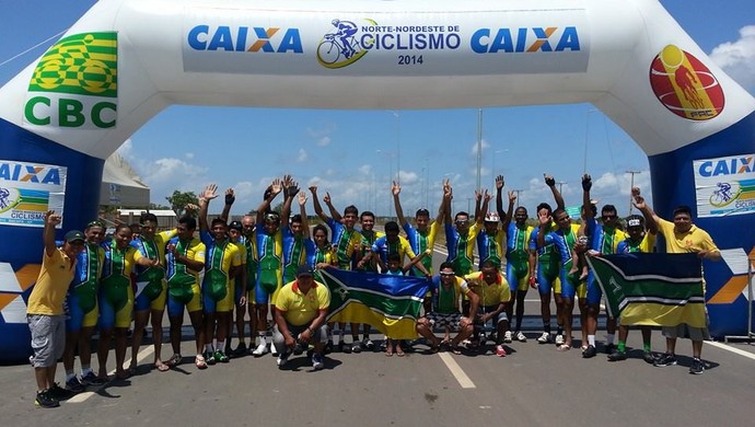 Seleção Amapaense de Ciclismo, Copa Norte/Nordeste 2014 (Foto: Divulgação/FAC)