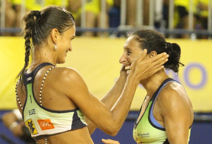 Elize Maia e Josi batem Ágatha e Bárbara na etapa de João Pessoa do Circuito Brasileiro de Vôlei de Praia (Foto: Paulo Frank/CBV)