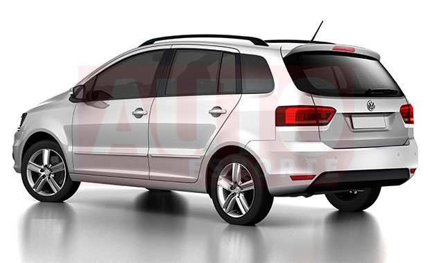 Projeção revela como será o novo Volkswagen SpaceFox (Foto: Renato Aspromonte/Autoesporte)