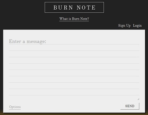 screenshot de Burn Note