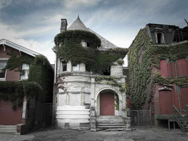 A mansãoTemple, de Detroit, no Michigan, foi cenário de um triplo assassinato em agosto de 1942 (Foto: Seph Lawless)