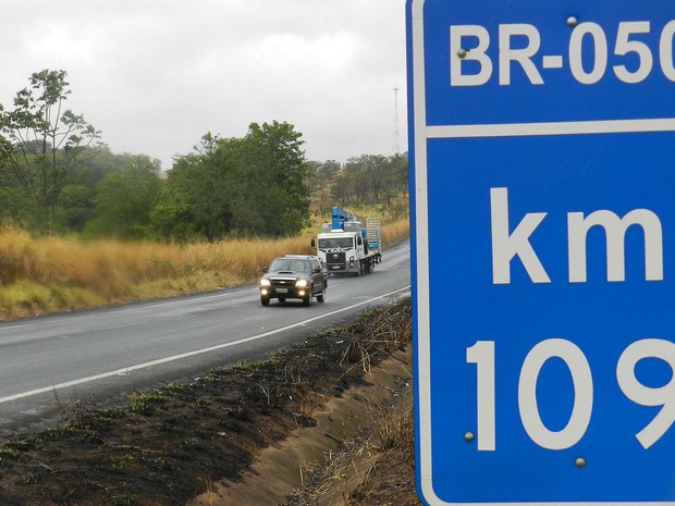 Outro pedágio está previsto no Km 109, entre Uberlândia e Uberaba (Foto: Caroline Aleixo/G1)