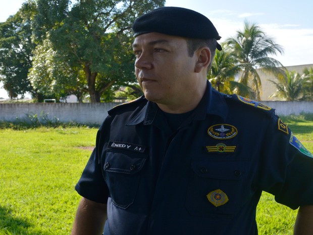 O comandante da Polícia Militar de Rondônia, Ênedy Dias, pede que a população do Vale do Jamari ajude a PM denuniciando os criminosos. (Foto: Franciele do Vale/G1) O comandante da Polícia Militar de Rondônia, Ênedy Dias, pede que a população do Vale do Jamari ajude a PM denuniciando os criminosos. (Foto: Franciele do Vale/G1)