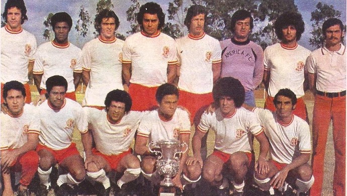 América-RN 100 anos Time campeão Taça Almir 73 (Foto: Ribamar Cavalcante/Arquivo Pessoal)