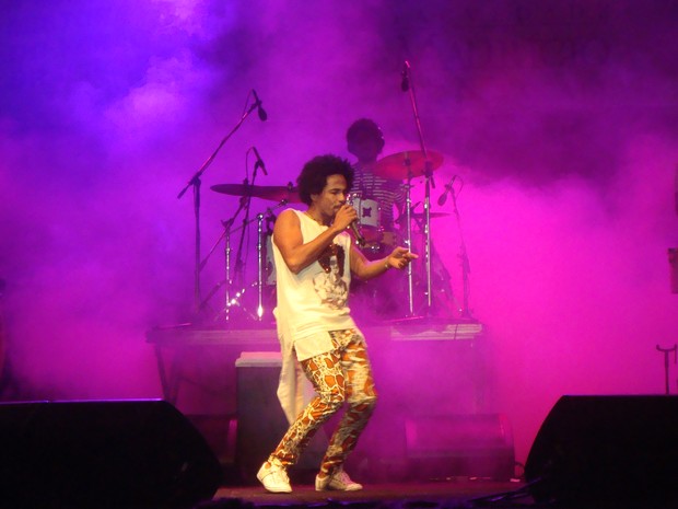 Magary Lord se apresentou na Concha Acústica do Festival de Verão 2012 (Foto: Jairo Gonçalves/ G1)