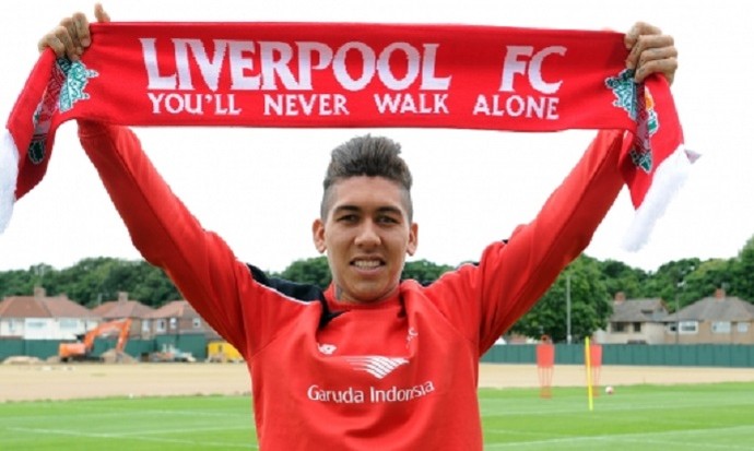 Roberto Firmino Liverpool (Foto: Divulgação/Site oficial do Liverpool)