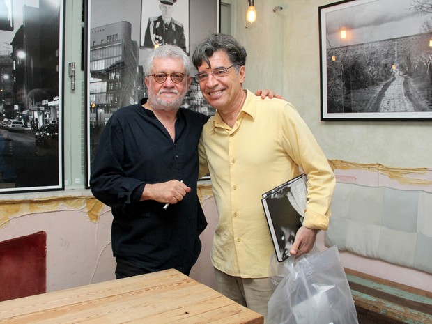 Paulo Betti em lançamento de livro na Zona Sul do Rio (Foto: Alex Palarea/ Ag. News)