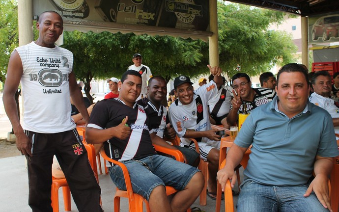 Torcida do Vasco em Petrolina (Foto: Amanda Lima)