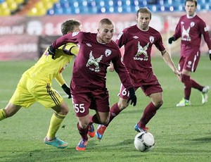 Rubin e Anzhi fizeram um jogo disputado no Central'nyj stadion (Foto: Divulgação / Site oficial Rubin Kazan)